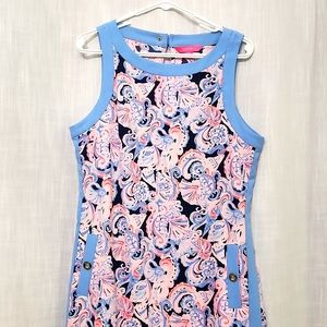 Like new, sz 10 Lilly Pulitzer shift dress. Very comfortable  non smoking/no pet